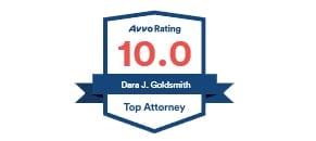 Avvo Rating | 10.0 | Dara J. Goldsmith | Top Attorney