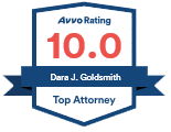 Avvo Rating 10.0 | Dara J. Goldsmith | Top Attorney