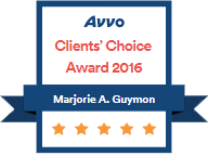 Avvo Clients' Choice Award 2016 | Marjorie A. Guymon