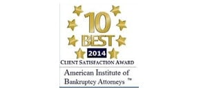 10 Best | 2014 | Client Satisfaction Award | American Institute of Bankruptcy Attorneys