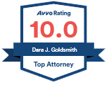 Avvo Rating 10.0 | Dara J. Goldsmith | Top Attorney